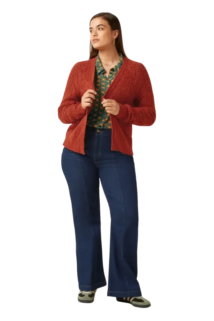 KIING LOUIE Blanca Cardi Orcia - Spicy Brown