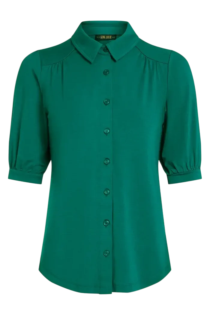 KING LOUIE Carina Blouse Tulum Ponderosa Green