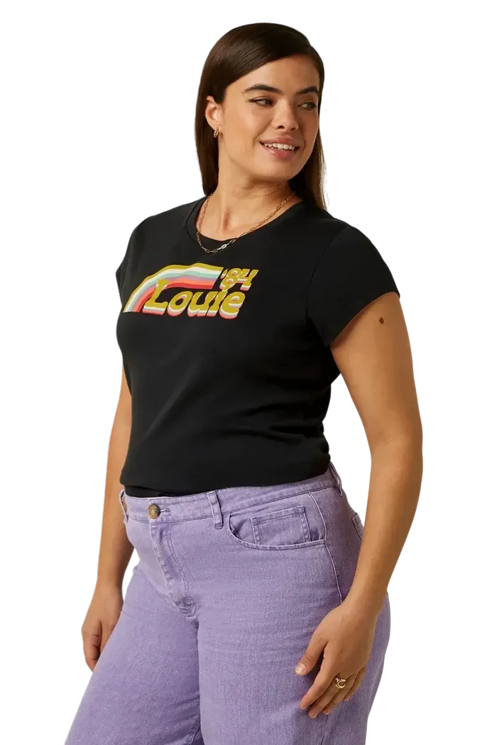 KING LOUIE Cath Tee Placement Print
