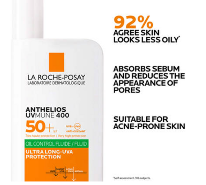 La Roche Posay Anthelios UVMUNE 400 Oil Control Fluid SPF50+ 50ml
