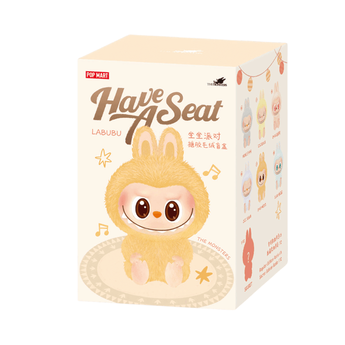Pop Mart Plushie Labubu THE MONSTERS Have a Seat - Vinyl Plush Pendant Blind Box