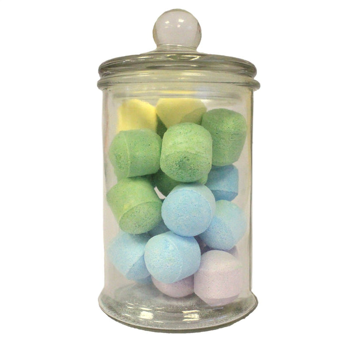 LARGE Clear Classic Jar - Push Down Lid  Candy Jars