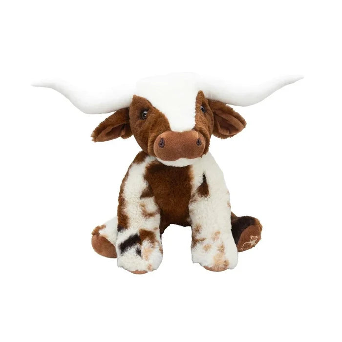 Large Cream Brown Texas Cow
