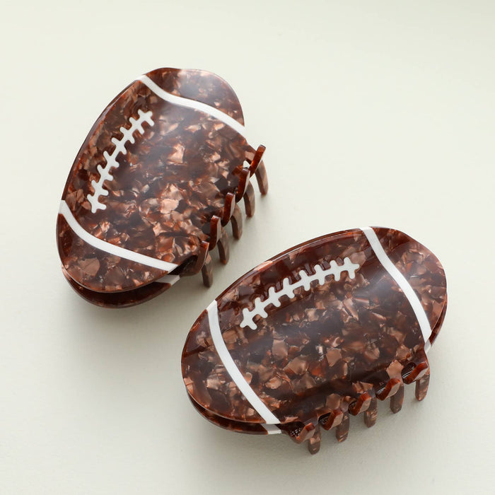 Large Football Claw Clip