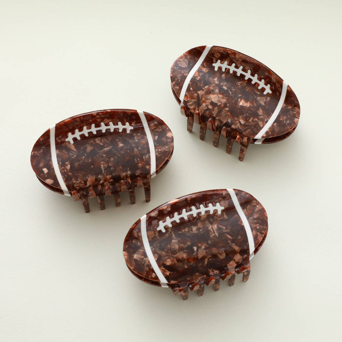 Large Football Claw Clip