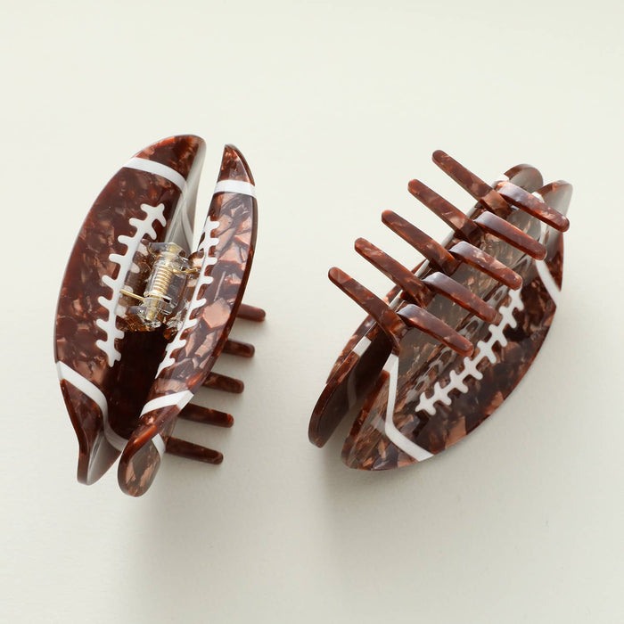 Large Football Claw Clip