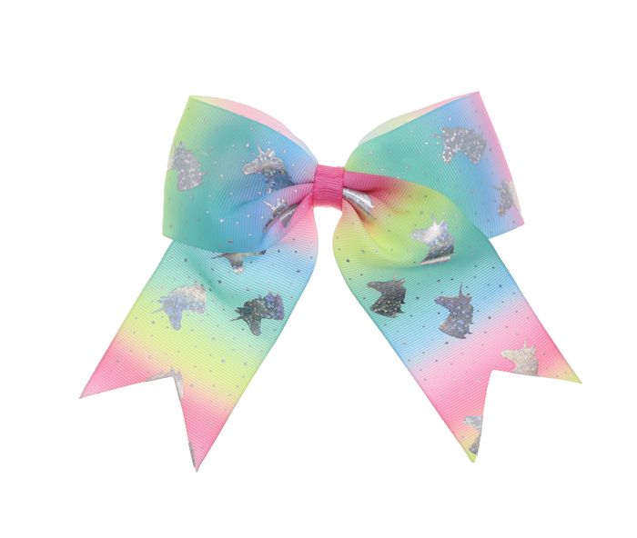 Large Glitter Unicorn Bow