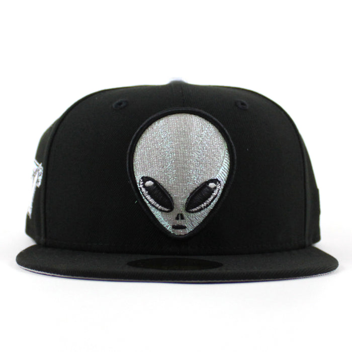 LAS VEGAS 51S 51 Patch New Era 59Fifty Fitted Hat (Black Gray Under Brim)
