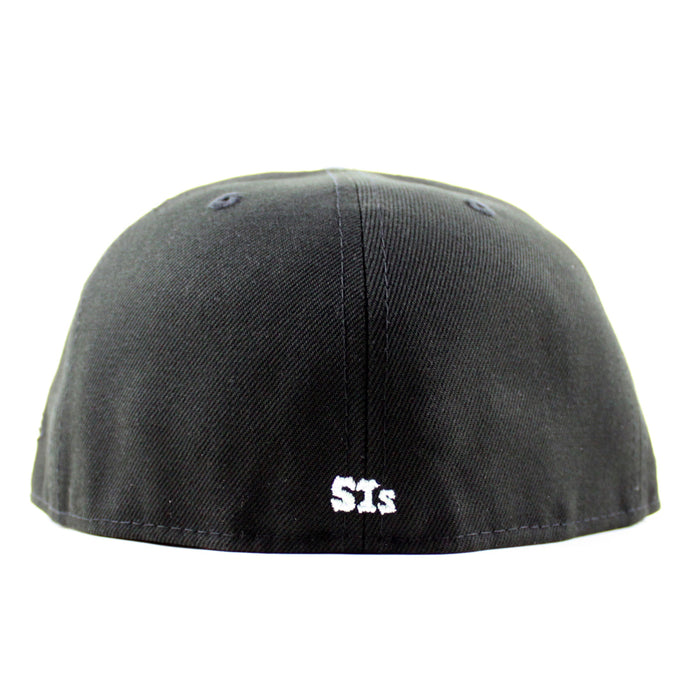 LAS VEGAS 51S 51 Patch New Era 59Fifty Fitted Hat (Black Gray Under Brim)