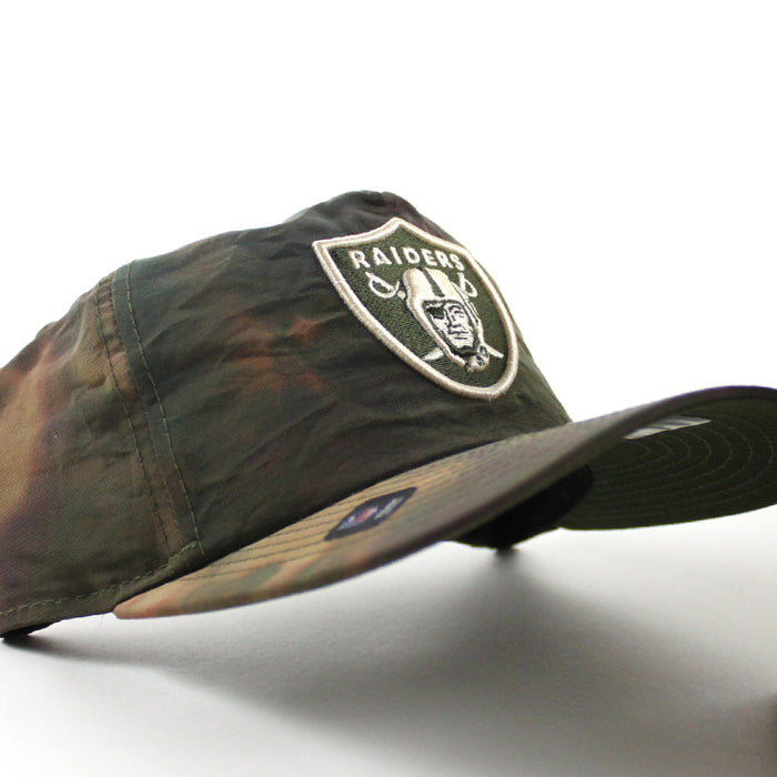 Las Vegas Raiders MERINO WOOL New Era 920 Hat (Nylon Wash Green Under Brim)