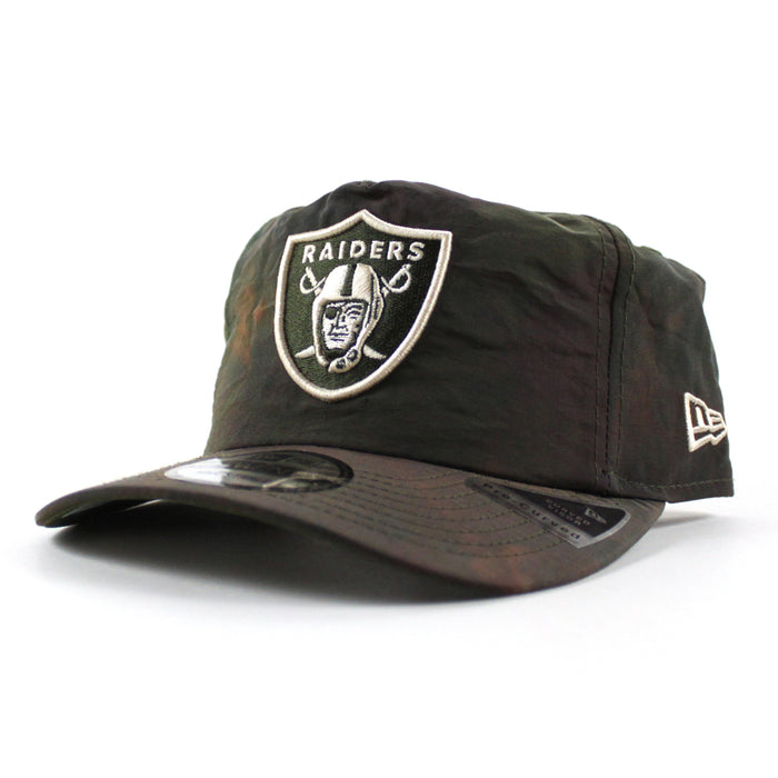 Las Vegas Raiders MERINO WOOL New Era 920 Hat (Nylon Wash Green Under Brim)