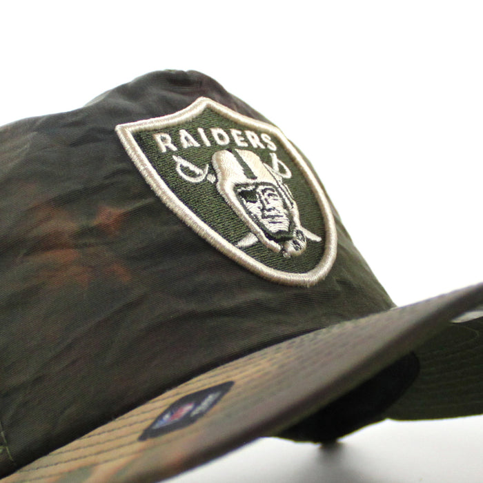 Las Vegas Raiders MERINO WOOL New Era 920 Hat (Nylon Wash Green Under Brim)