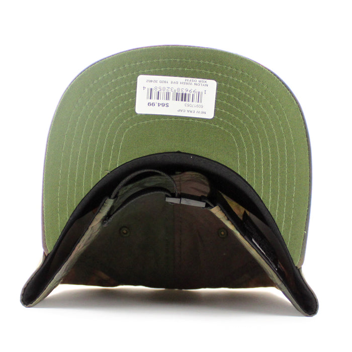Las Vegas Raiders MERINO WOOL New Era 920 Hat (Nylon Wash Green Under Brim)