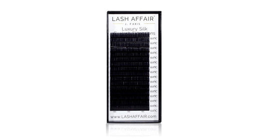 Lash Affair Volume Silk Lashes Single Length, C-Curl: 11mm x .05 - Black