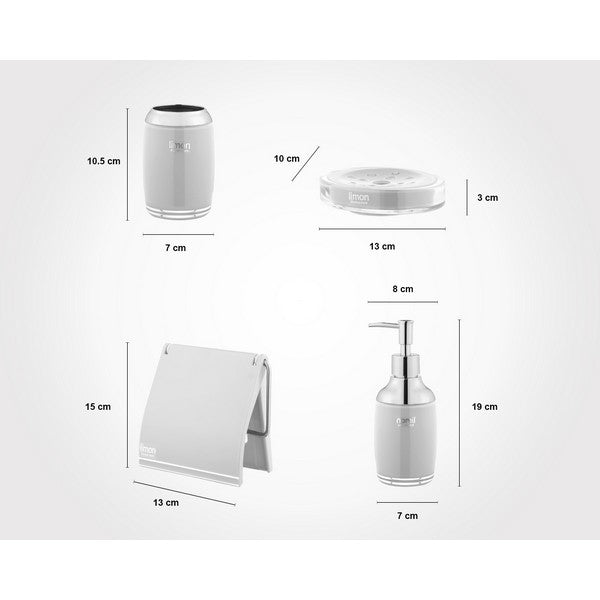 Limon Classic 6 Pcs Bathroom Set Product Code:1764