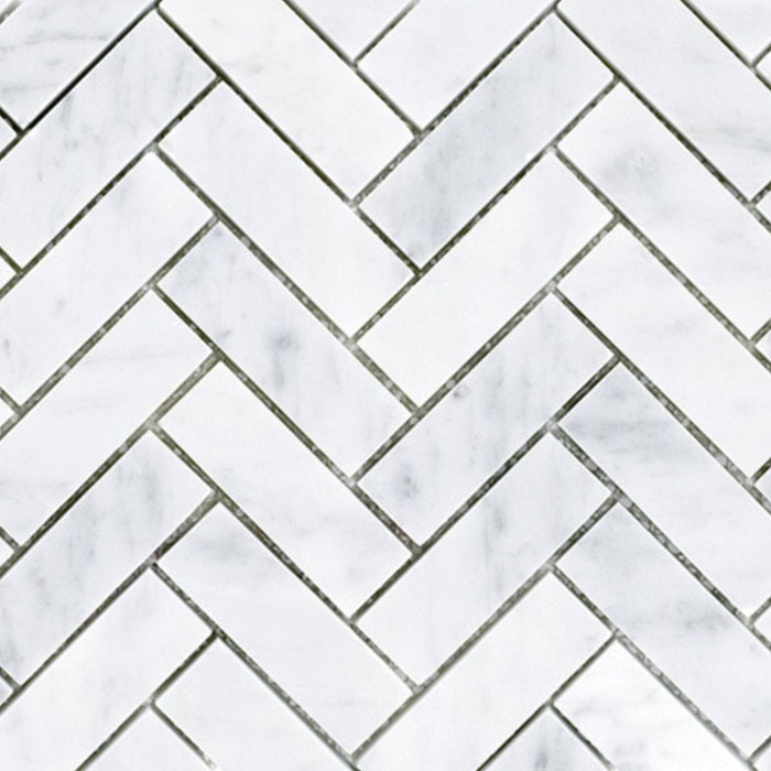 Lines Cambric Carrara Pulido Mosaic Tile Porcelanosa 32.5cm x 26.5cm
