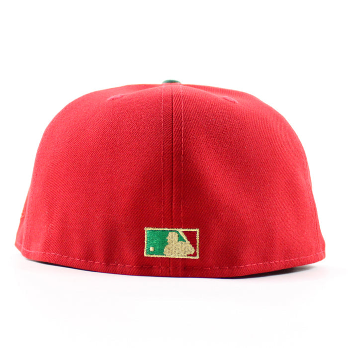 Los Angeles Dodgers VIVA La Dodgers New Era 59Fifty Fitted Hat (Scarlet Red Black Gray Under Brim)