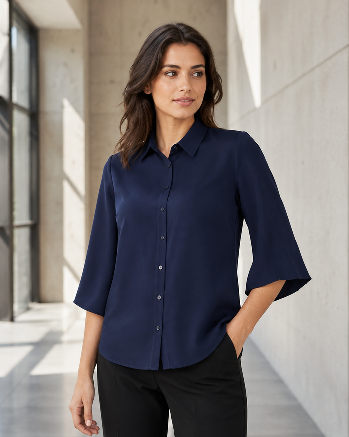 Lucy 3Qrt Sleeve Blouse Ladies