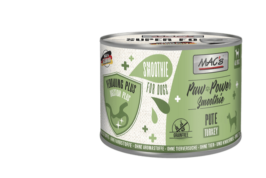 Mac's Dog Paw Power Smoothie Verdauung Plus Pute