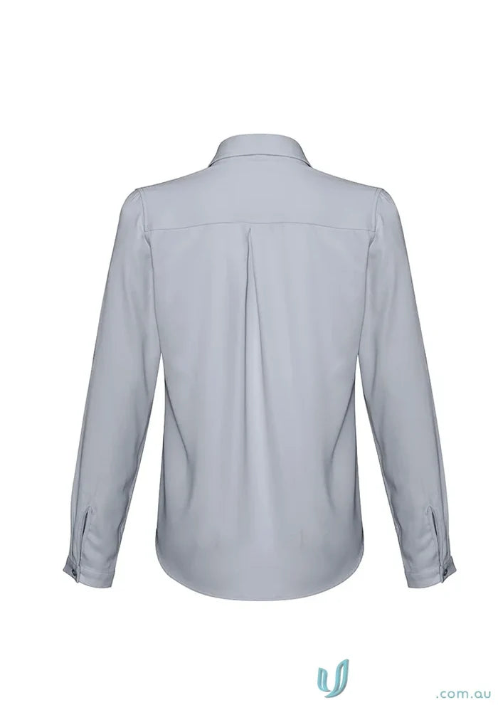Light gray Madison Long Sleeve blouse from Biz Collection Madison s626ll product shot