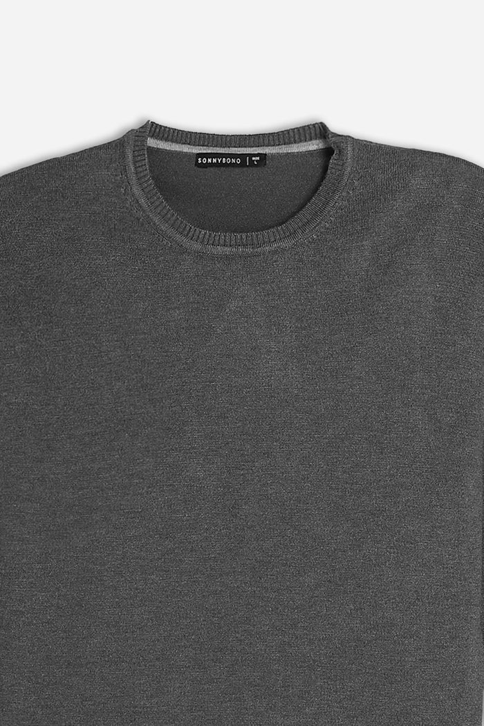 MAGLIA GIROCOLLO BASIC M GRIGIO ANTRACITE