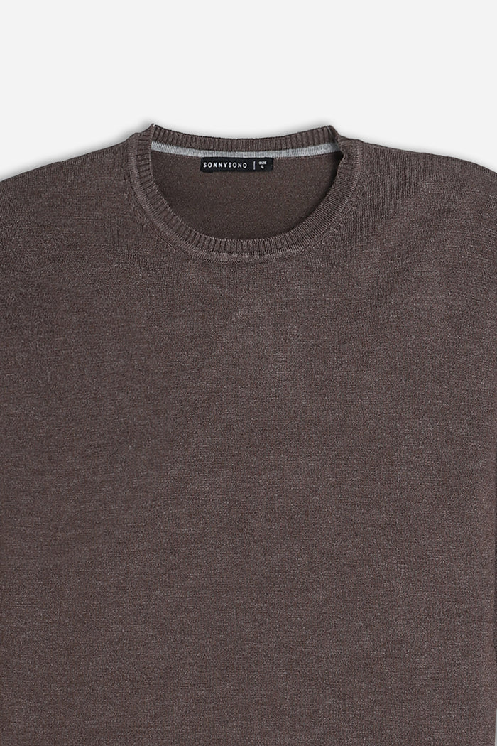 MAGLIA GIROCOLLO BASIC M TORTORA