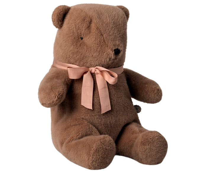 Maileg Teddy Bear Plush, Medium in Soft Brown
