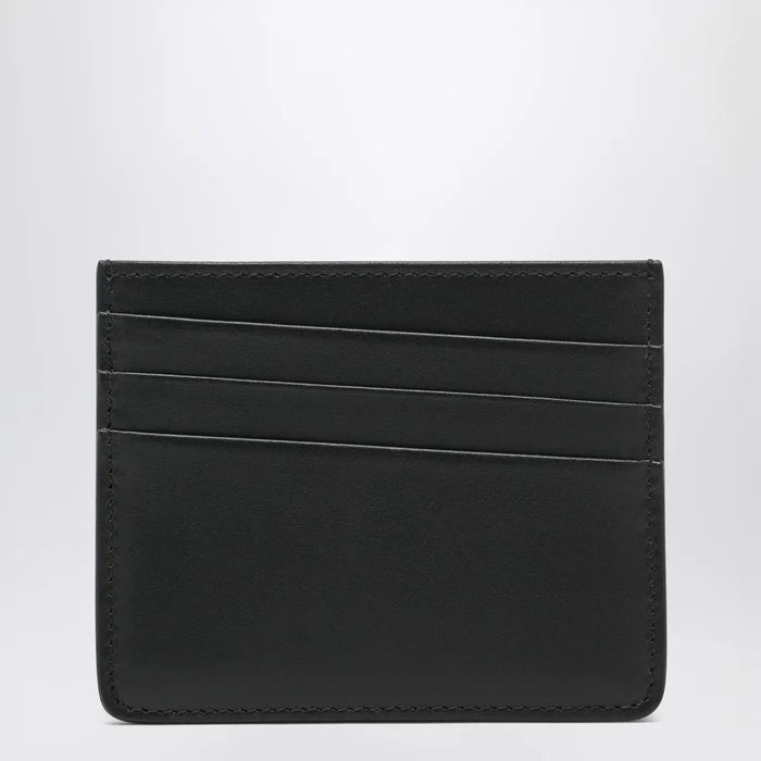 Maison Margiela - Four Stitches Card Holder in Black Calf Leather Brand U