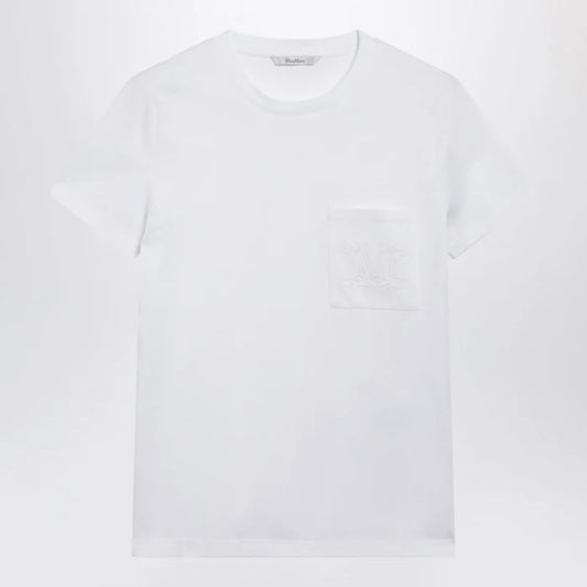 Max Mara - White cotton jersey T-shirt Brand XS