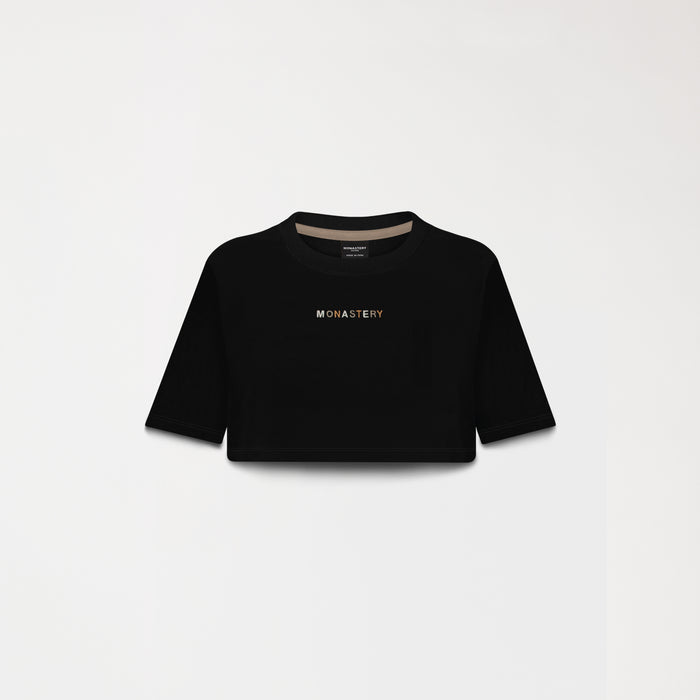 MED CROP TOP WOMEN BLACK
