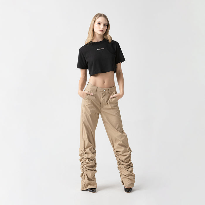 MED CROP TOP WOMEN BLACK