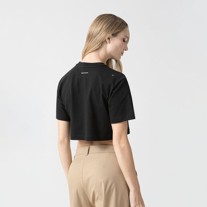 MED CROP TOP WOMEN BLACK