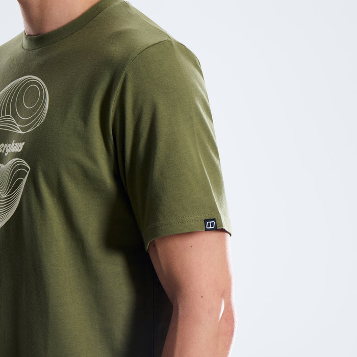 Men's Curvature Essential Tee - Green
