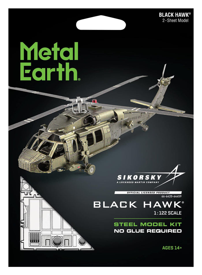 Metal Earth Black Hawk UH-60 Helicopter