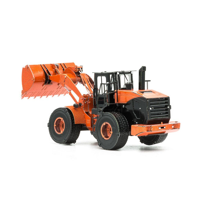 Metal Earth Orange Wheel Loader