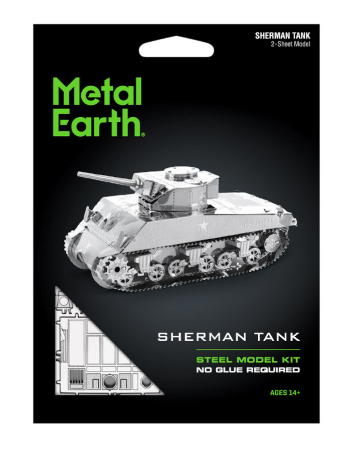 Metal Earth Sherman Tank