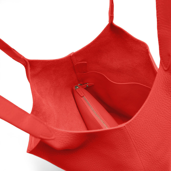 Mia Large Shopper Tote Buoy Red