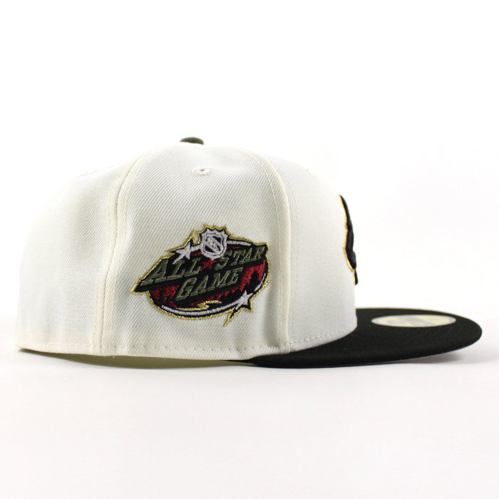 Minnesota Wild All Star Game New Era 59Fifty Fitted Hat (Chrome White Black Gray Under brim)