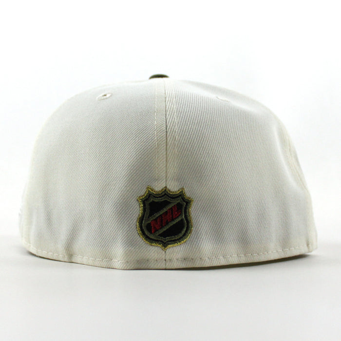 Minnesota Wild All Star Game New Era 59Fifty Fitted Hat (Chrome White Black Gray Under brim)