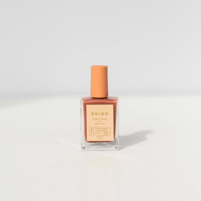 BKIND Arizona nail polish – Calgary non-toxic nude nail colour in a warm brown-pink for everyday wear.