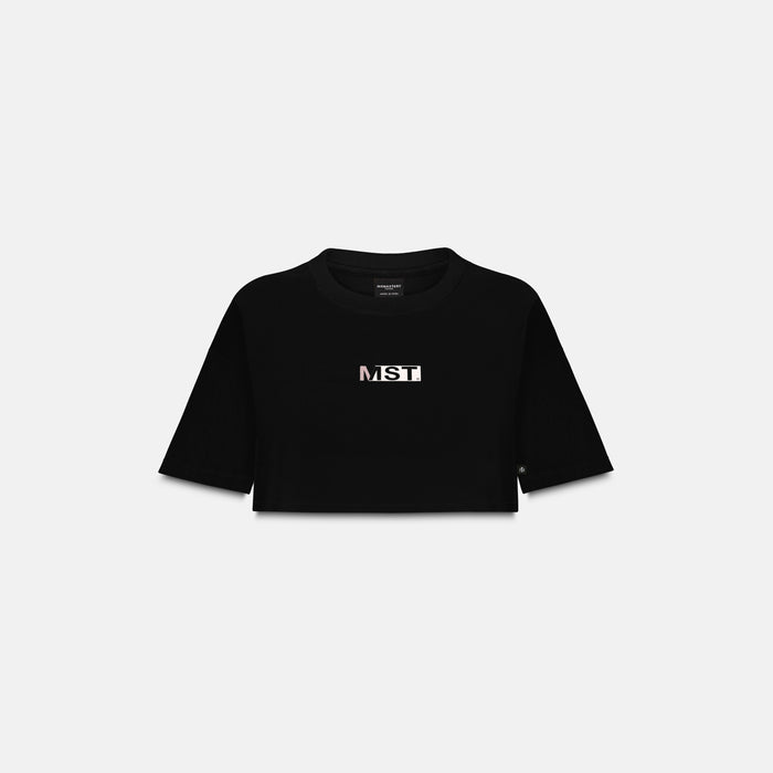 NASHI CROP TOP WOMEN BLACK