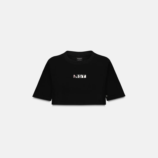 NASHI CROP TOP WOMEN BLACK