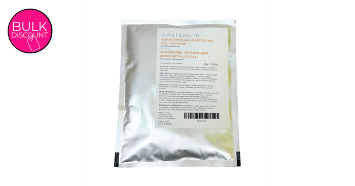 Nataderm Papaya Exfoliating Modelling Peel-Off Mask (30g single portion)