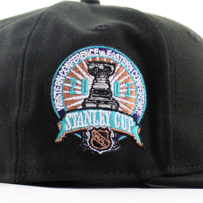 New Jersey Devils 2003 Stanley Cup New Era 59Fifty Fitted Hat (Black Gray Under Brim)