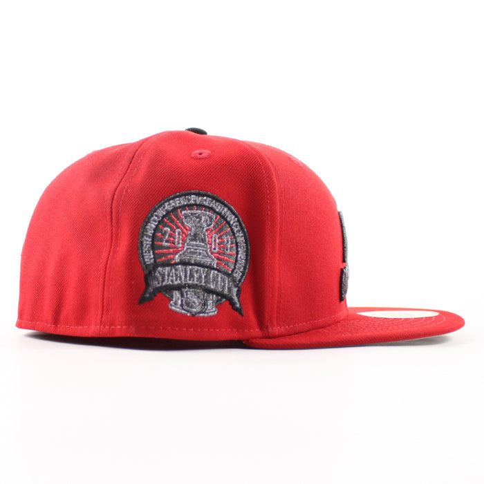New Jersey Devils 2003 Stanley Cup New Era 59Fifty Fitted Hat (Scarlet Red Gray Under Brim)
