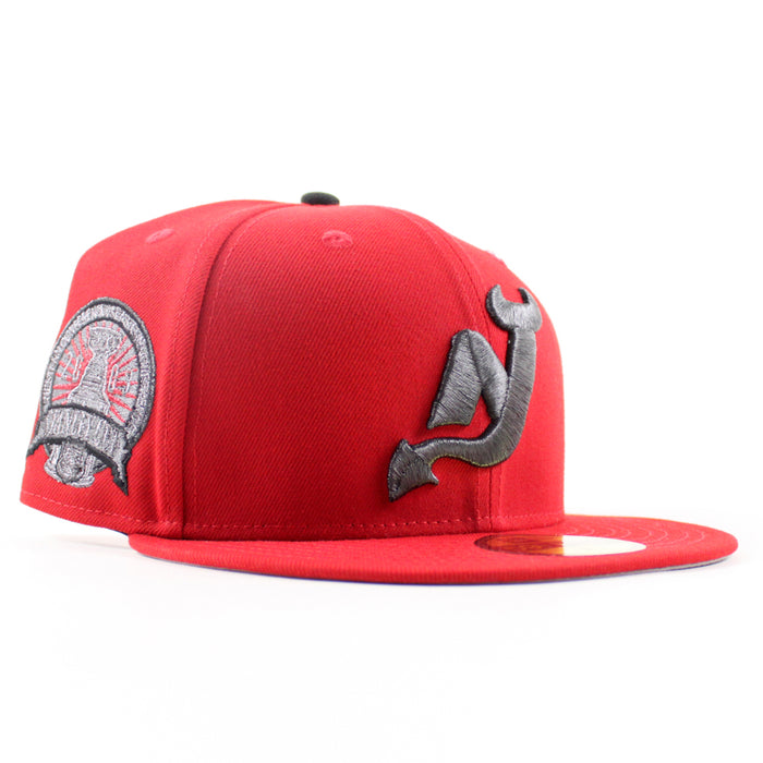 New Jersey Devils 2003 Stanley Cup New Era 59Fifty Fitted Hat (Scarlet Red Gray Under Brim)
