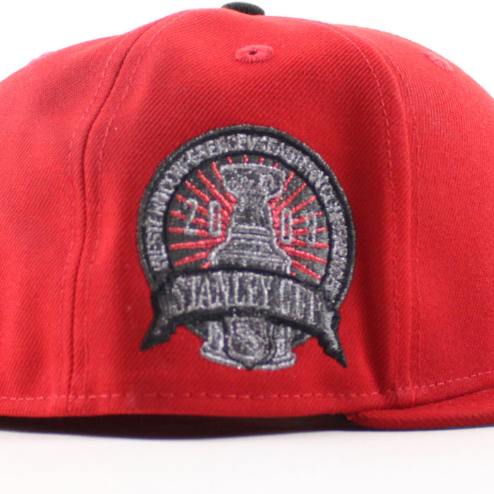New Jersey Devils 2003 Stanley Cup New Era 59Fifty Fitted Hat (Scarlet Red Gray Under Brim)