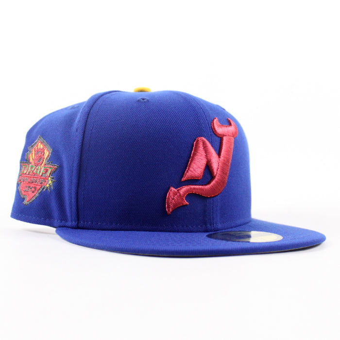 New Jersey Devils 2013 Draft Patch New Era 59Fifty Fitted Hat (Royal Blue Gray Under Brim)