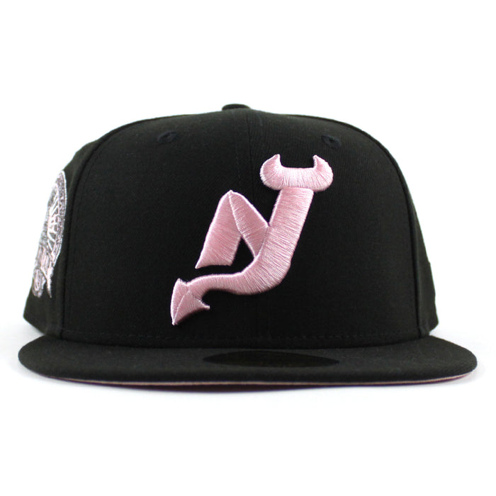 New Jersey Devils Stanley New Era 59Fifty Fitted Hat (Black Pink Under Brim)