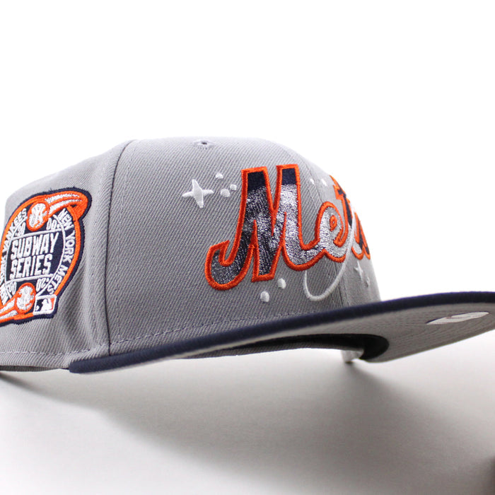 New York Mets Subway Series New Era 59Fifty Fitted Hat (Gray Navy Gray Under Brim)